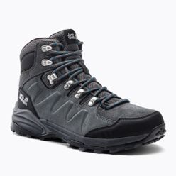 Pánská trekingová obuv Jack Wolfskin Refugio Texapore Mid šedo-černá 4049841