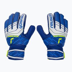 Dětské brankářské rukavice Reusch Attrakt Solid Junior modré 5272515-6036