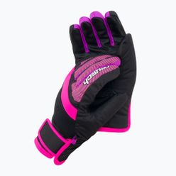 Dětské lyžařské rukavice Reusch Duke R-Tex XT černo-růžové