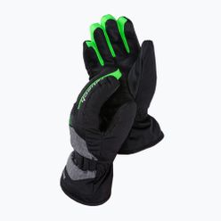 Dětské lyžařské rukavice Reusch Flash Gore-Tex černá/zelená 62/61/305