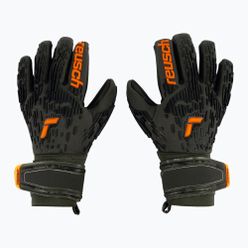 Brankářské rukavice Reusch Attrakt Freegel Silver zeleno-oranžové