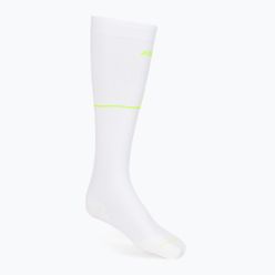 Kompresní běžecké ponožky pánské CEP Heartbeat bílé WP30PC2