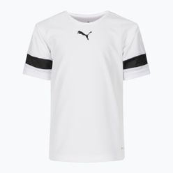 Dětské fotbalové tričko PUMA teamRISE Jersey bílé 704938_04