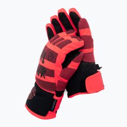Dětské lyžařské rukavice ZIENER Liwa AS PR červené 801997