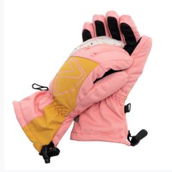 ZIENER Laval AS AW dětské lyžařské rukavice růžové 801995