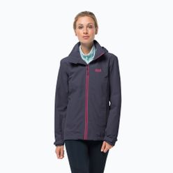 Dámská hardshell bunda Jack Wolfskin Evandale černá 1111191_1388
