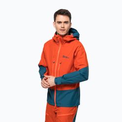 Jack Wolfskin pánská lyžařská bunda Alpspitze 3L oranžová 1115181
