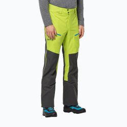 Jack Wolfskin pánské lyžařské kalhoty Alpspitze 3L green/black 1115191