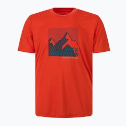 Jack Wolfskin pánské trekingové tričko Hiking Graphic orange 1808761_3017