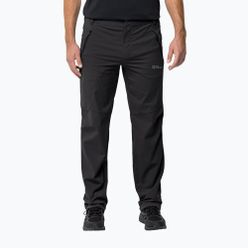 Pánské softshellové kalhoty Jack Wolfskin Glastal černé 1508221