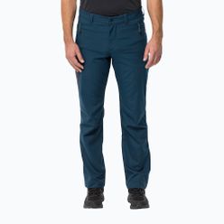 Pánské softshellové kalhoty Jack Wolfskin Active Track tmavě modré 1508251
