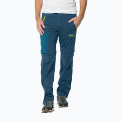 Pánské softshellové kalhoty Jack Wolfskin Glastal Zip Away tmavě modré 1508301