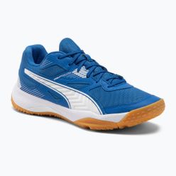 Volejbalové boty PUMA Solarflash II modro-bílé 10688203