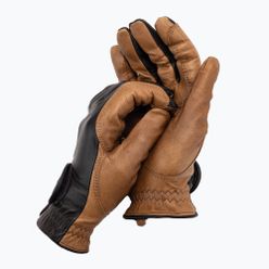 HaukeSchmidt Dámské nejjemnější hnědé jezdecké rukavice 0111-201-47
