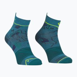 Pánské trekové ponožky ORTOVOX Alpine Light Quarter blue 5489100005