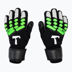 T1TAN Toxic Beast dětské brankářské rukavice černozelené 202114-04