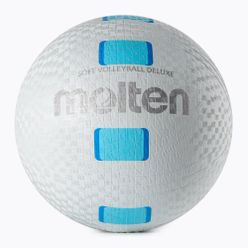 Molten volejbalový míč bílý a modrý S2V1550-WC