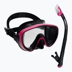 TUSA Serene maska + šnorchl růžová UC-1625