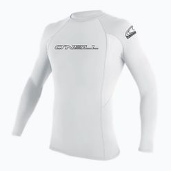 Pánské surfové tričko O'Neill Basic Skins LS Rash Guard white 3342