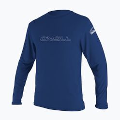 Pánské tričko s dlouhým rukávem O'Neill Basic Skins LS Sun Shirt navy blue 4339