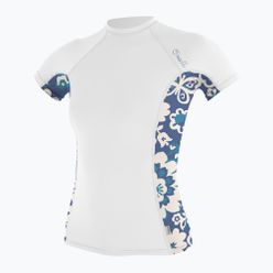 Dámské plavecké tričko O'Neill Side Print Rash Guard white 5405S