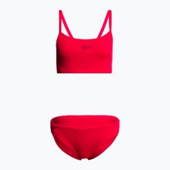 Dámské dvoudílné plavky Speedo Essential Endurance+ Thinstrap Bikini červené 126736446