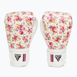 Boxerské rukavice RDX FL-6 bílo-růžove BGR-FL6W