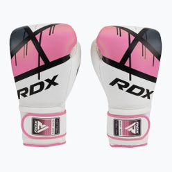 Dámské boxerské rukavice RDX BGR-F7 bílo-růžové BGR-F7P
