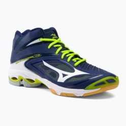 Pánské volejbalové boty Mizuno Wave Lightning Z3 Mid modré V1GA170571