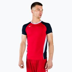 Pánské basketbalové tričko Mizuno Premium High-Kyu červené V2EA700262