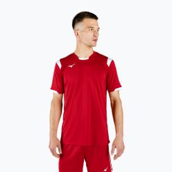 Mizuno Premium Handball SS pánské tréninkové tričko červené X2FA9A0262