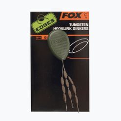 Fox Edges Tungsten Hooklink Sinkers kaprové zátěže hnědé CAC585