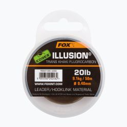 Flurokarbonová řada Fox Edges Illusion Flurocarbon Leader zelená CAC604