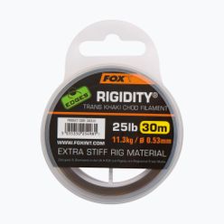 FOX Edges Rigidity Chod Filament 30 m hnědý CAC611