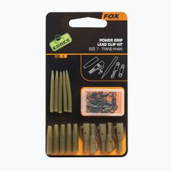 FOX Edges Surefit Lead Clip Kit 5 ks. Trans Khaki CAC638