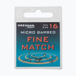 Háčky Drennan Fine Match černé HSFMTM024