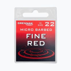 Drennan Fine Red háčky 10 ks červené HSFR022