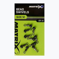 Rybářské přepínače Matrix Bead Swivels 10 ks černé GAC375