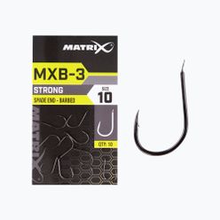 Matrix MXB-3 Koncové háčky s ostny 10 ks černé GHK160