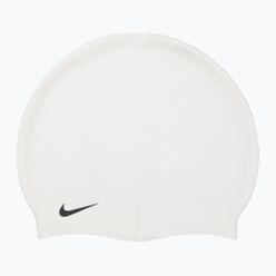 Plavecká čepice Nike Solid Silicone bílá 93060-100