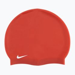 Plavecká čepice Nike Solid Silicone červená 93060-614