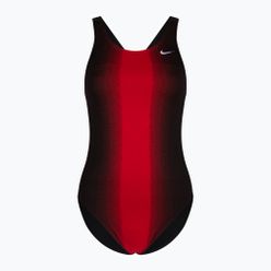 Dámské jednodílné plavky Nike Fade Sting černo-červené NESS8050-614