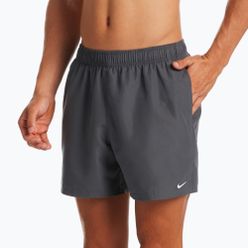 Pánské plavecké šortky Nike Essential 5' Volley šedé NESSA560