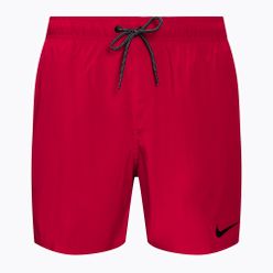 Pánské plavecké šortky Nike Contend 5' Volley červené NESSB500