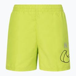 Dětské plavecké šortky Nike Split Logo 4" Volley zelené NESSC786-312
