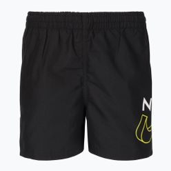 Dětské plavecké šortky Nike Split Logo 4' Volley černé NESSC786