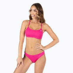 Dvoudílné plavky Nike Essential Sports Bikini růžové NESSA211672