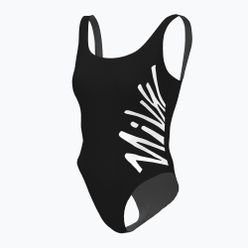 Dámské jednodílné plavky Nike Multi Logo černé NESSC250