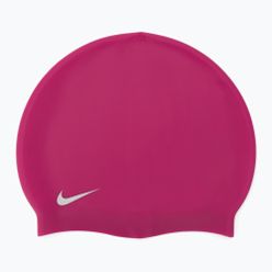 Dětská plavecká čepice Nike Solid Silicone Pink TESS0106