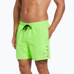 Pánské plavecké šortky Nike Swoosh Break 5 Volley zelené NESSC601